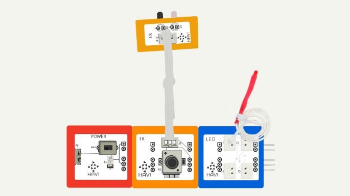 circuit of smart street light using IR sensor