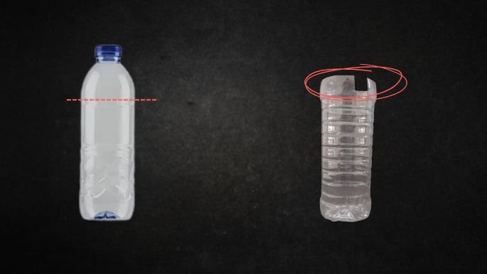 cut bottles for automatic water dispenser model