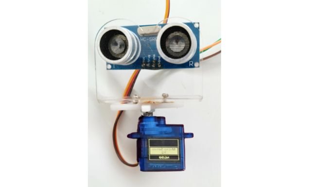 ultrasonic radar & servo joint